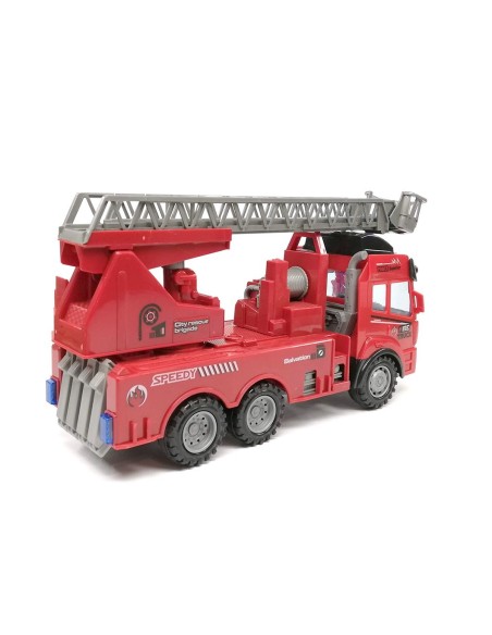 Radijo bangomis valdoma gaisrininkų mašina su šviesos efektais