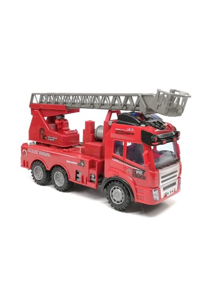 Radijo bangomis valdoma gaisrininkų mašina su šviesos efektais