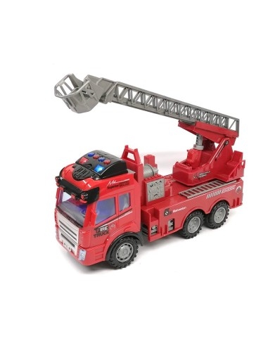 Radijo bangomis valdoma gaisrininkų mašina su šviesos efektais