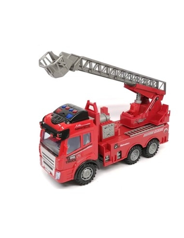 Radijo bangomis valdoma gaisrininkų mašina su šviesos efektais