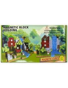 100 vnt Minecraft - magnetiniai blokai kubeliai