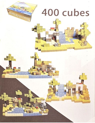 Magnetinis konstruktorius „MINECRAFT pasaulis“ – Kurkite be ribų!