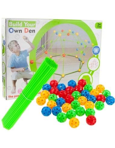 „Build Your Own Den“: Šiaudelių konstruktorius – sukurk savo svajonių tvirtovę!