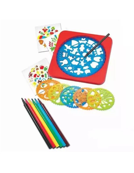 Piešimo rinkinys Mandala Art Design Spiral Draw