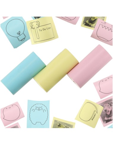 Spalvoto terminio popieriaus rinkinys fotoaparatams – 3 vnt. (be BPA)