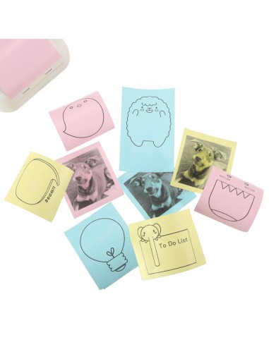 Kūrybiniai terminio popieriaus ritinėliai vaikų nuotraukoms – 5,7 cm x 3 m