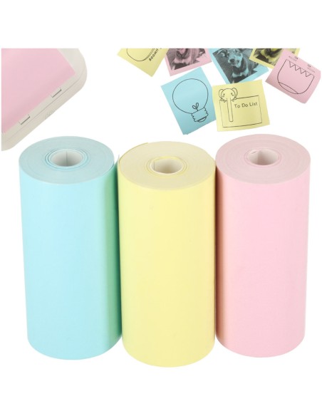 Ryškių spalvų popierius momentiniams spausdintuvams – Saugus rinkinys kūrybai