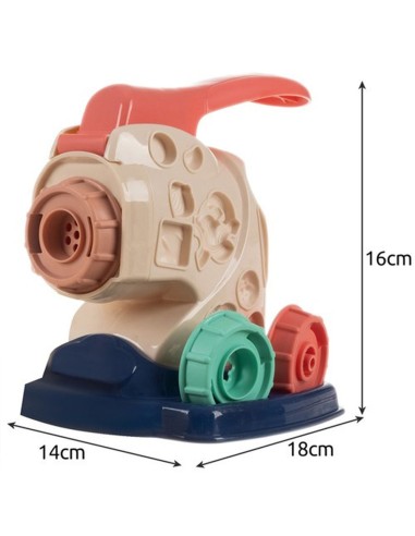 „Master Chef“ virtuvės rinkinis: Makaronų presas su 13 priedų ir spalvota mase