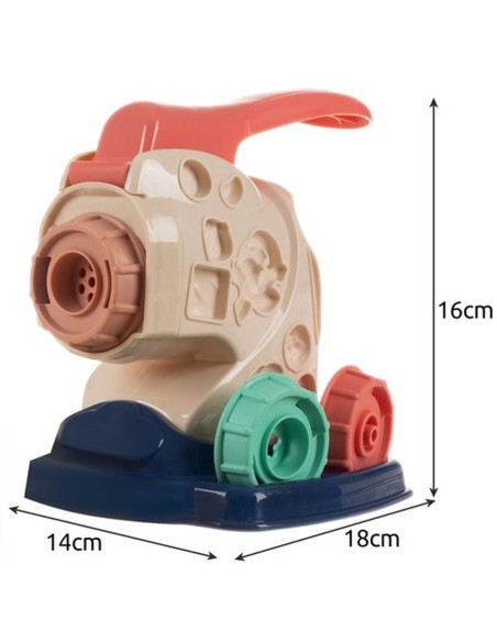 „Master Chef“ virtuvės rinkinis: Makaronų presas su 13 priedų ir spalvota mase