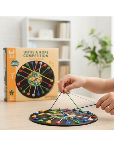 Galvosūkių stalo žaidimas Untie a Rope Competition – Virvės atpainiojimo varžybos