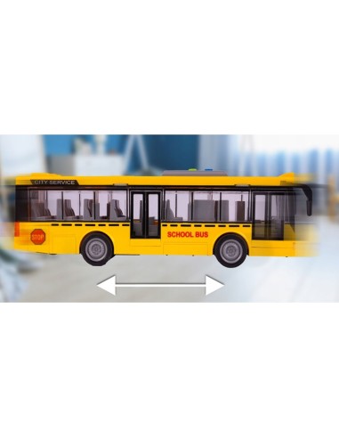 Geltonas Mokyklinis Autobusas su...