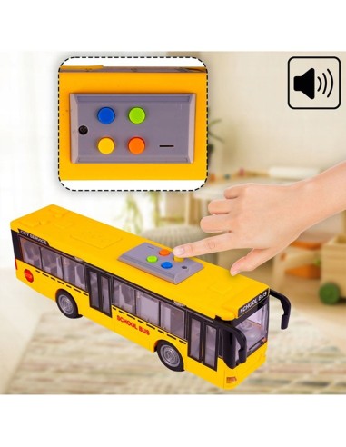 Geltonas Mokyklinis Autobusas su...