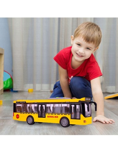 Geltonas Mokyklinis Autobusas su...