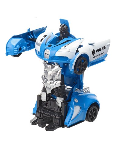 Interaktyvus policijos robotas-automobilis „Saugoti ir tarnauti“ (23 cm)
