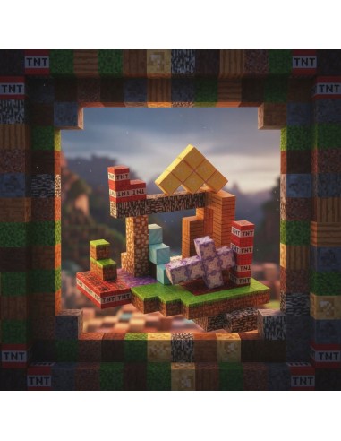 168 vnt Minecraft magnetiniai blokai...