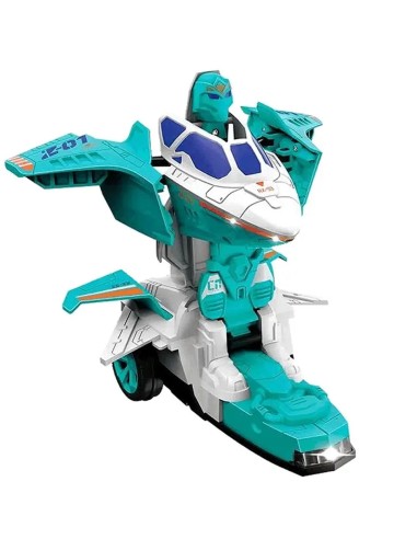 Transformuojamas lėktuvas-robotas...