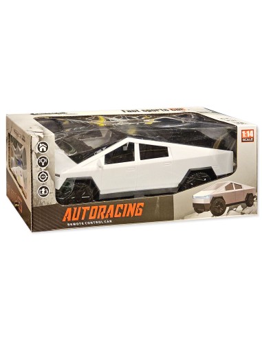 „Autoracing“ Tesla Cybertruck: galingas nuotolinio valdymo automobilis (24 cm)