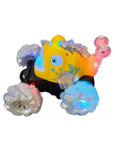 Nuotoliniu būdu valdomas „šokantis“ automobiliukas – akrobatas (15 cm)