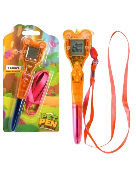 Mokomasis Tamagotchi rašiklis su virvute – stilingas ir naudingas aksesuaras