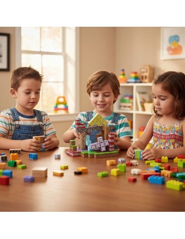 85 vnt Minecraft magnetiniai blokai...