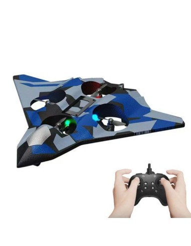 RC naikintuvas-kvadrokopteris L27 Fighter Jet – 360° akrobatika + 2 akumuliatoriai