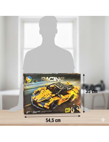 Nuotoliniu būdu valdomas sportinis automobilis Nr. 70004: kūrybiškas 1:16 mastelio modelis