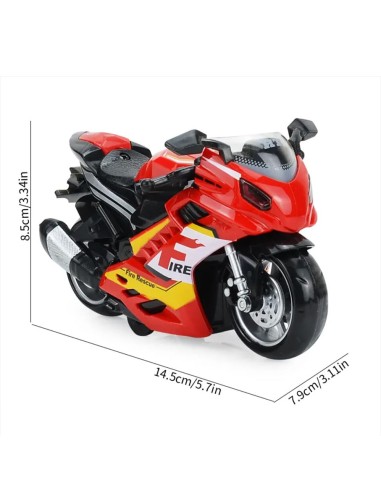 1:28 motociklas su šviesomis ir...