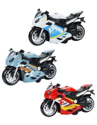 1:28 motociklas su šviesomis ir garsais – SWAT, policija, gaisrinė