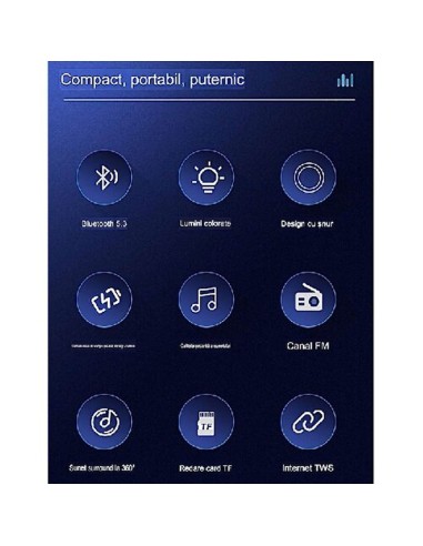 Bluetooth kolonėlė OKOP KP-561 Disco...