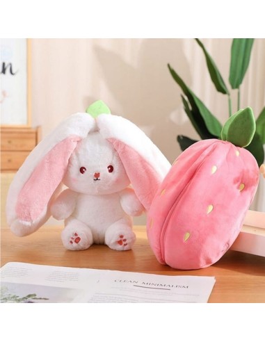 Pliušinis žaislas triušis braškė 20 cm