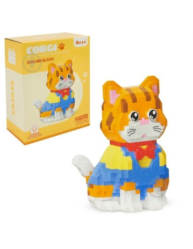 Daya Mini Blocks-3D Mini Blokelių Konstruktorius – Surink savo svajonių katiną iš 775 dalių!