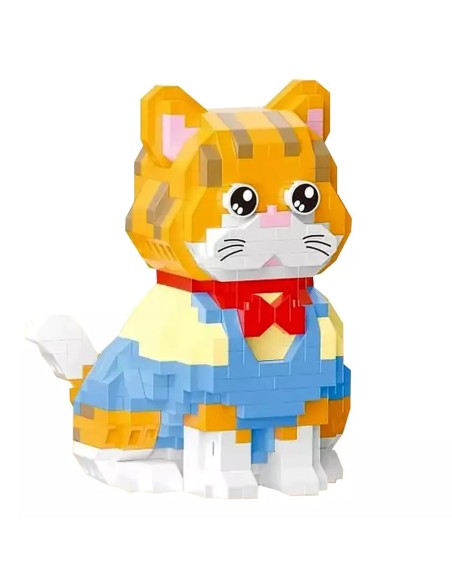 „Daya Mini Blocks“ Gyvūnų Serija: Detalus katino modelis kantriems kūrėjams