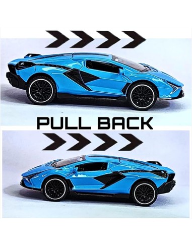 Kolekcinis 1:32 Lamborghini Sian – metalinis modelis su muzika ir šviečiančiais žibintais