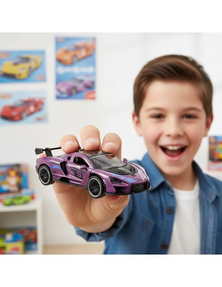 Kolekcinis 1:32 McLaren Senna – Metalinis modelis su šviesos ir garso efektais