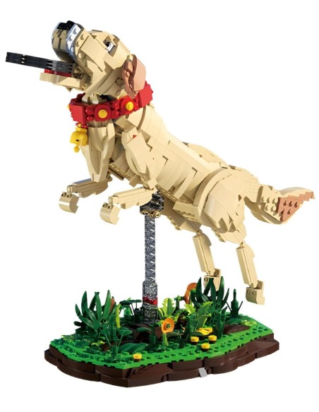 Realistiškas Labradoro retriverio konstruktorius – stilinga interjero detalė (14+)