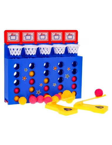 Arkadinis įgūdžių žaidimas „Connect 4“ – pataikyk, sujunk ir laimėk!