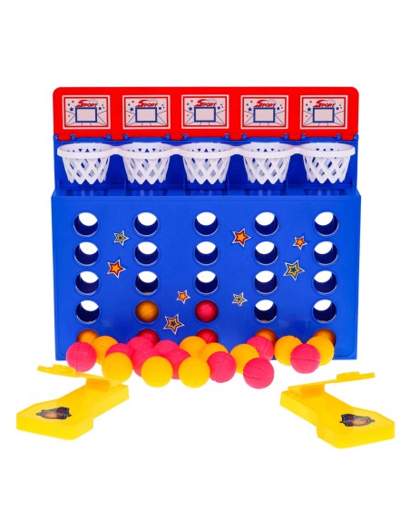 Krepšinio ir strategijos dvikova: „Keturi iš eilės“ krepšinio lentoje