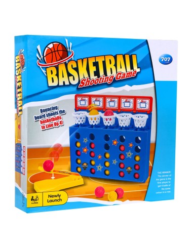 Loginis arkadinis žaidimas „Krepšinis – 4 iš eilės“ (Connect 4 In A Line)