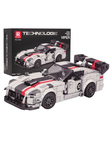 Sportinis automobilis „Viper“ – 419 dalių „Technic“ tipo konstruktorius