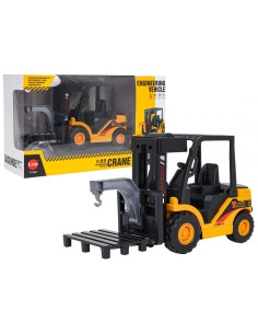 Šakinis krautuvas 1:55 – profesionali sandėlio technika su metalinėmis šakėmis