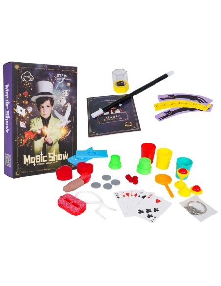 Mago rinkinys Magic Show: tapkite iliuzijų meistru su 74 slaptais triukais