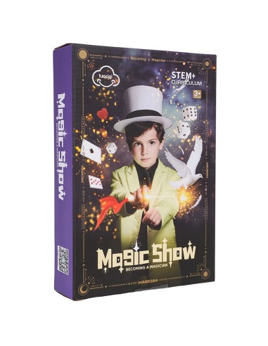Mažojo mago rinkinis „Magic Show“ – net 74 stulbinantys triukai!