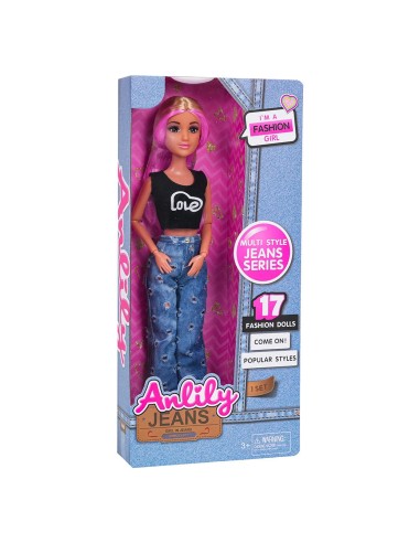 Stilingoji Alisa – 31 cm lėlė su nuimamais drabužiais ir ilgais plaukais