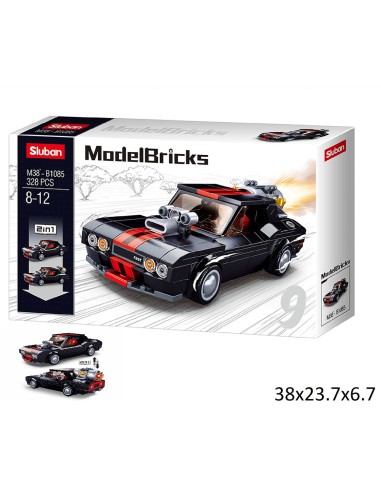 Juodoji Sluban klasika: dviejų variantų sportinis automobilis su turbina