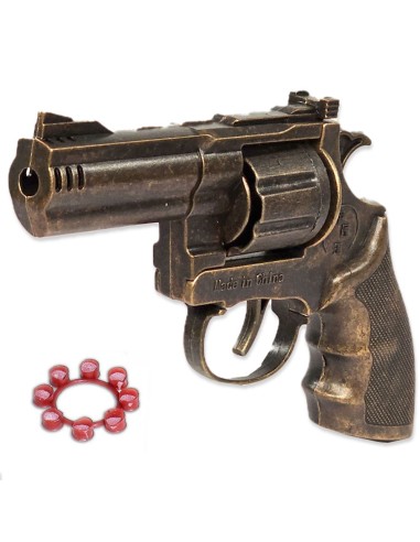 Rudas metalinis revolveris 8 pistonams W-004