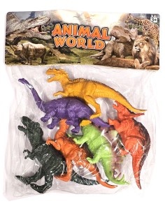 Jurassic Dinosaur World – edukacinis 6 dinozaurų rinkinis vaizduotei lavinti