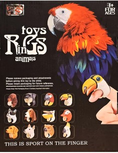 Gyvūnų žiedas „Animals Rings“ – spalvingas ir juokingas aksesuaras vaikams