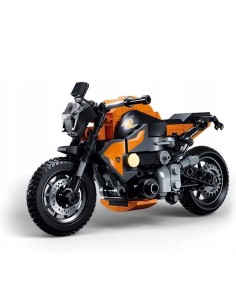 Konstruktorius Sluban M38-B1130: Detalus 1:12 mastelio motociklas jauniesiems inžinieriams