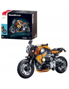 Konstruktorius Sluban M38-B1130: Detalus 1:12 mastelio motociklas jauniesiems inžinieriams 2