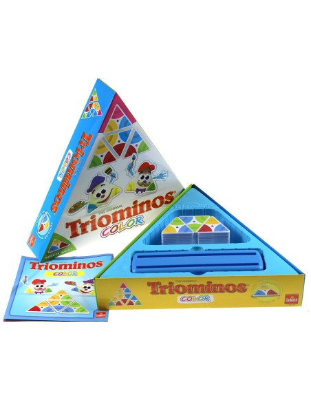 Stalo žaidimas Triominos Junior Color – trikampis domino visai šeimai!